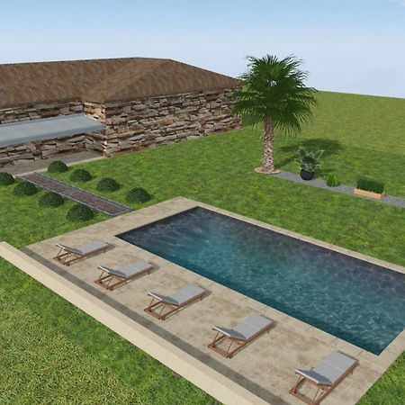 Entre Pierre Et Vigne - Charming Former Winery Farmhouse With Hot Tub & Swimming Pool Monestier  ภายนอก รูปภาพ
